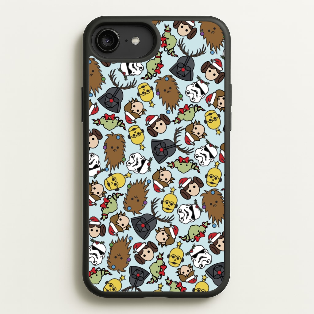 Star Wars Christmas Pattern - Star Wars Phone Case for iPhone 6 Plus / 7 Plus / 8 Plus