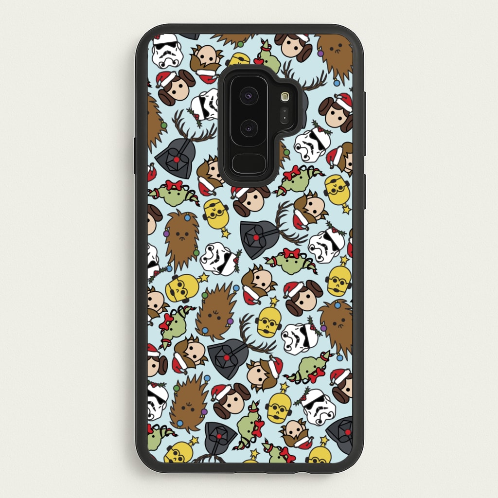 Star Wars Christmas Pattern - Star Wars Phone Case for Galaxy S9 Plus