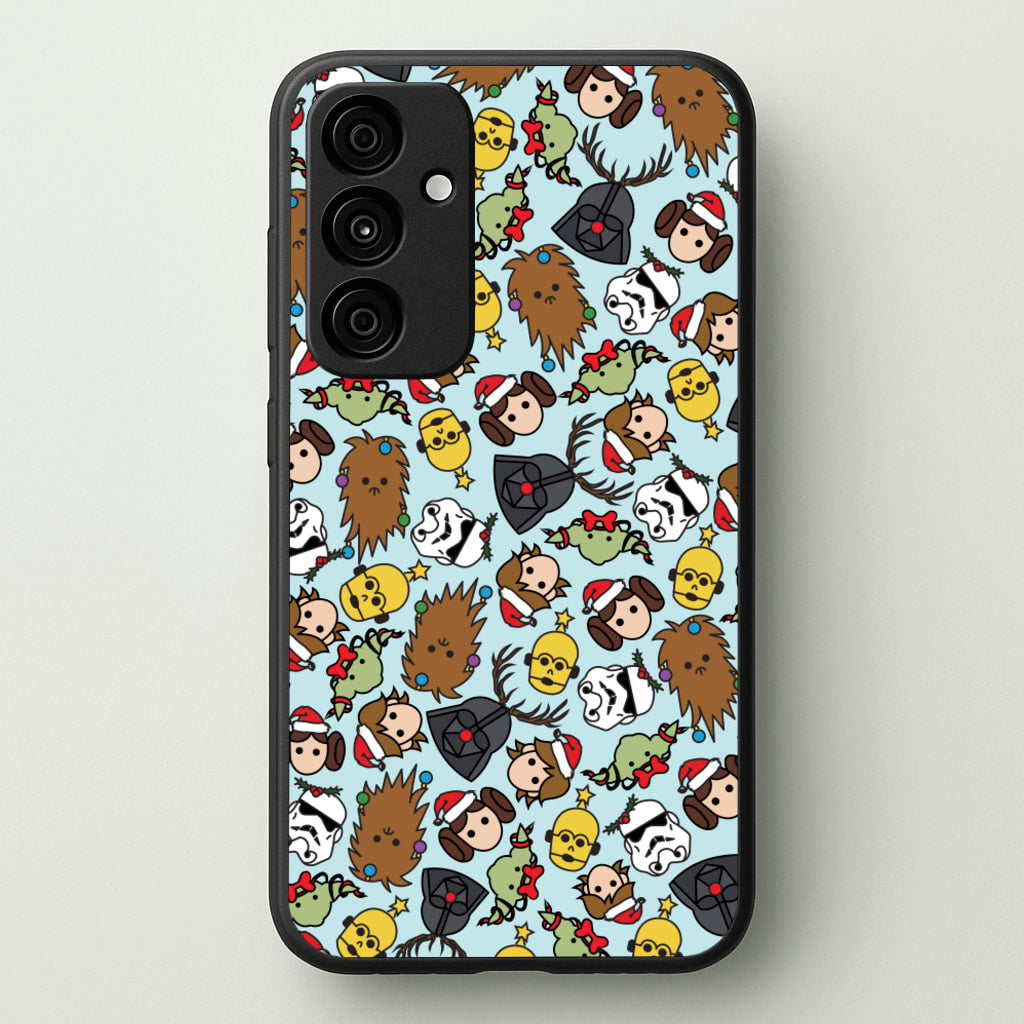 Star Wars Christmas Pattern - Star Wars Phone Case for Galaxy A35