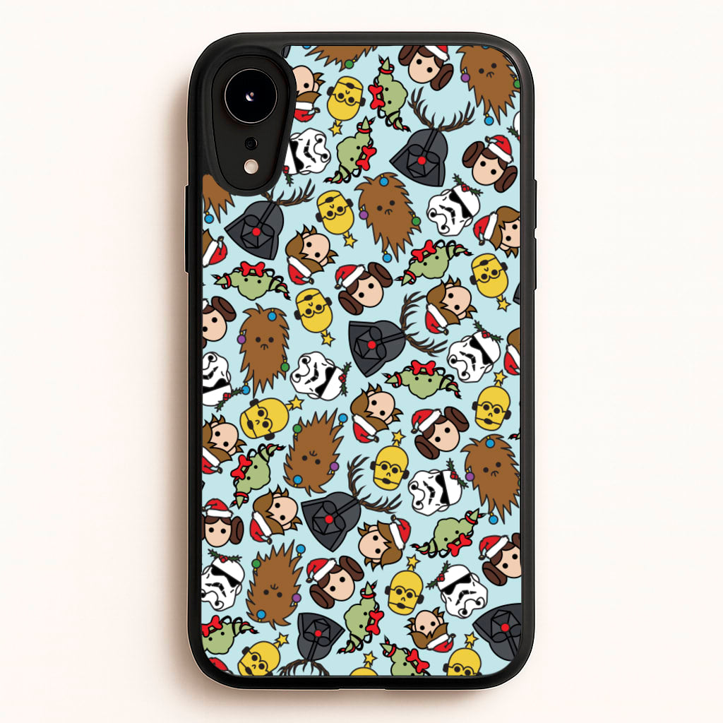 Star Wars Christmas Pattern - Star Wars Phone Case for iPhone XR