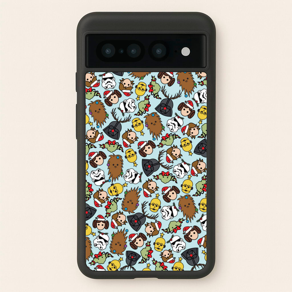 Star Wars Christmas Pattern - Star Wars Phone Case for Google Pixel 7 Pro
