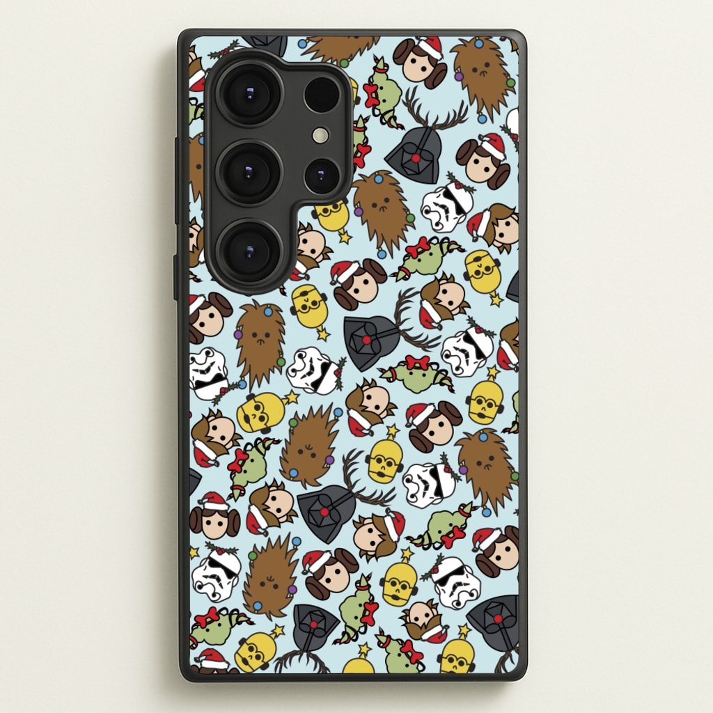 Star Wars Christmas Pattern - Star Wars Phone Case for Galaxy S25 Ultra