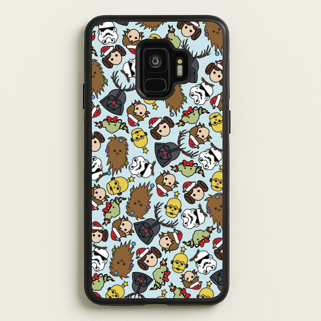 Star Wars Christmas Pattern - Star Wars Phone Case for Galaxy S9