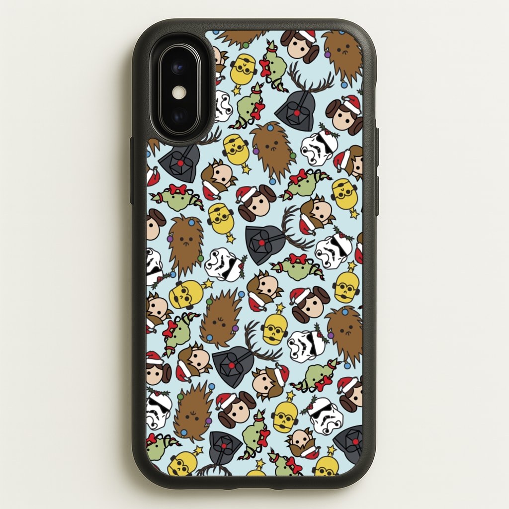 Star Wars Christmas Pattern - Star Wars Phone Case for iPhone X / XS