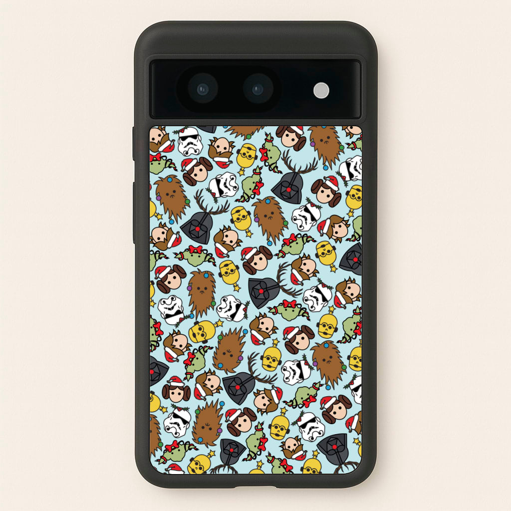 Star Wars Christmas Pattern - Star Wars Phone Case for Google Pixel 8a
