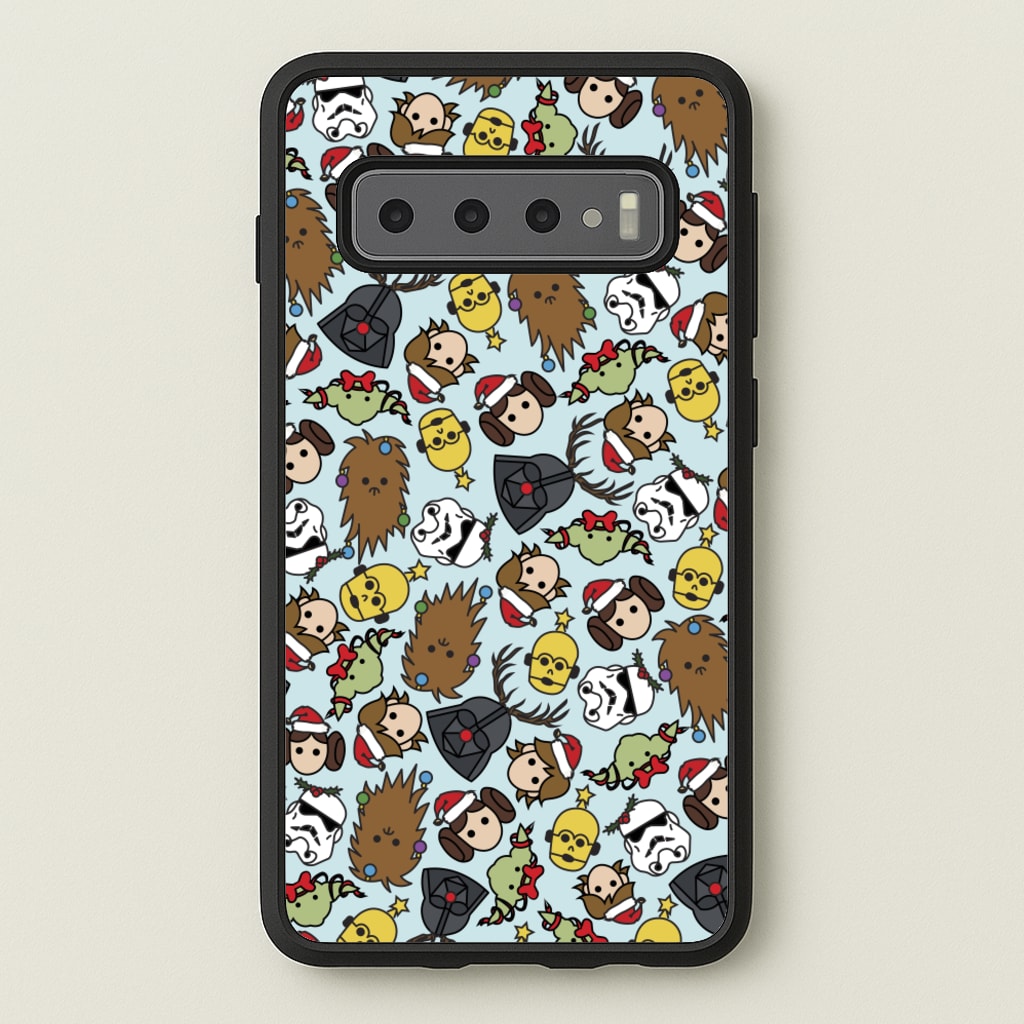 Star Wars Christmas Pattern - Star Wars Phone Case for Galaxy S10 Plus