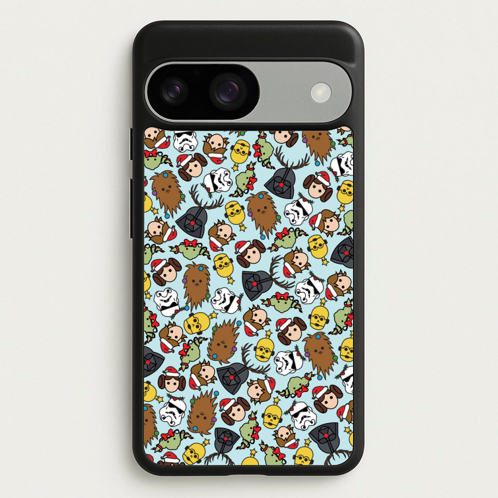 Star Wars Christmas Pattern - Star Wars Phone Case for Google Pixel 9 / 9 Pro