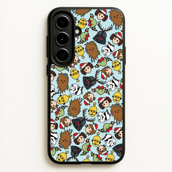 Star Wars Christmas Pattern - Star Wars Phone Case for Galaxy A56