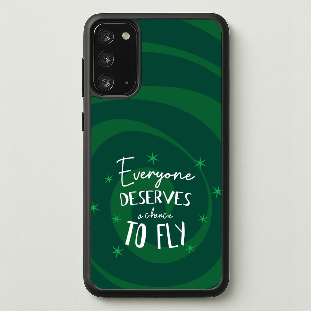 Everyone Deserves A Chance To Fly - Wicked Phone Case for Galaxy Note 20