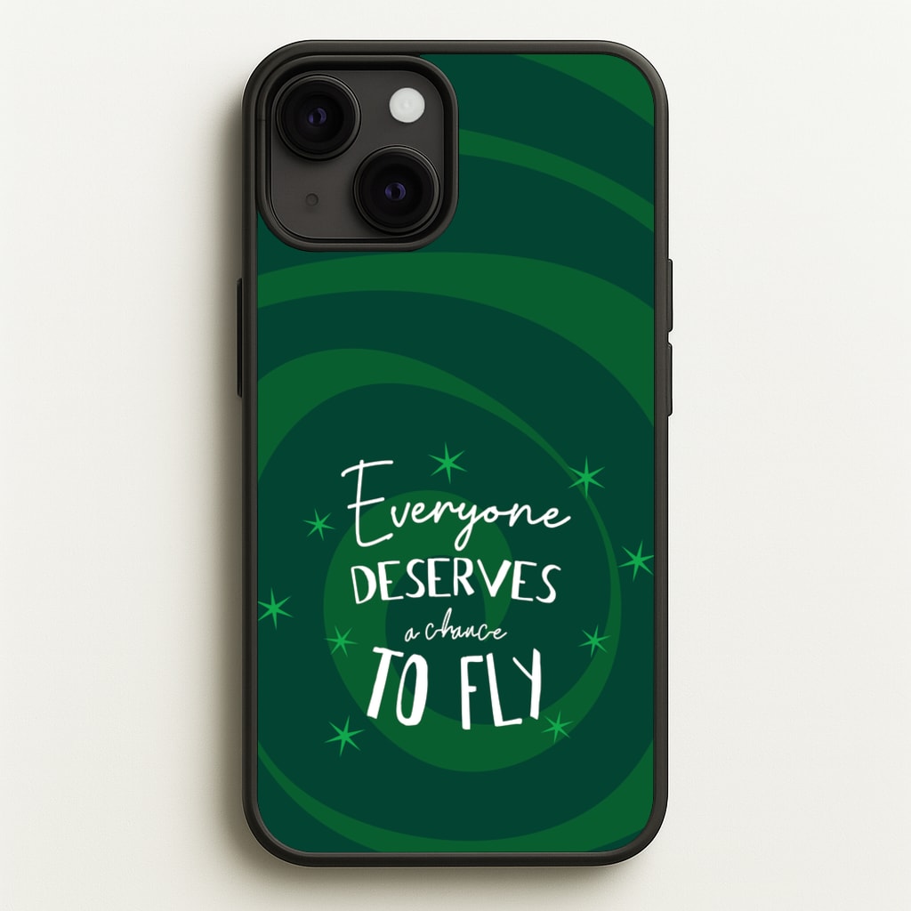 Everyone Deserves A Chance To Fly - Wicked Phone Case for iPhone 13 Mini
