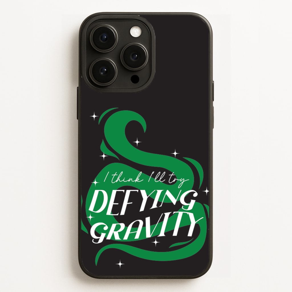 I Think I'll Try Defying Gravity - Wicked Phone Case for iPhone 16 Pro Max