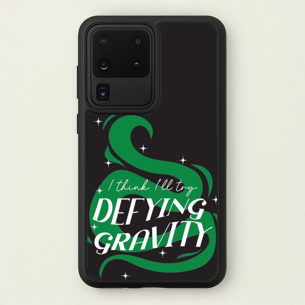 I Think I'll Try Defying Gravity - Wicked Phone Case for Galaxy S20 Ultra