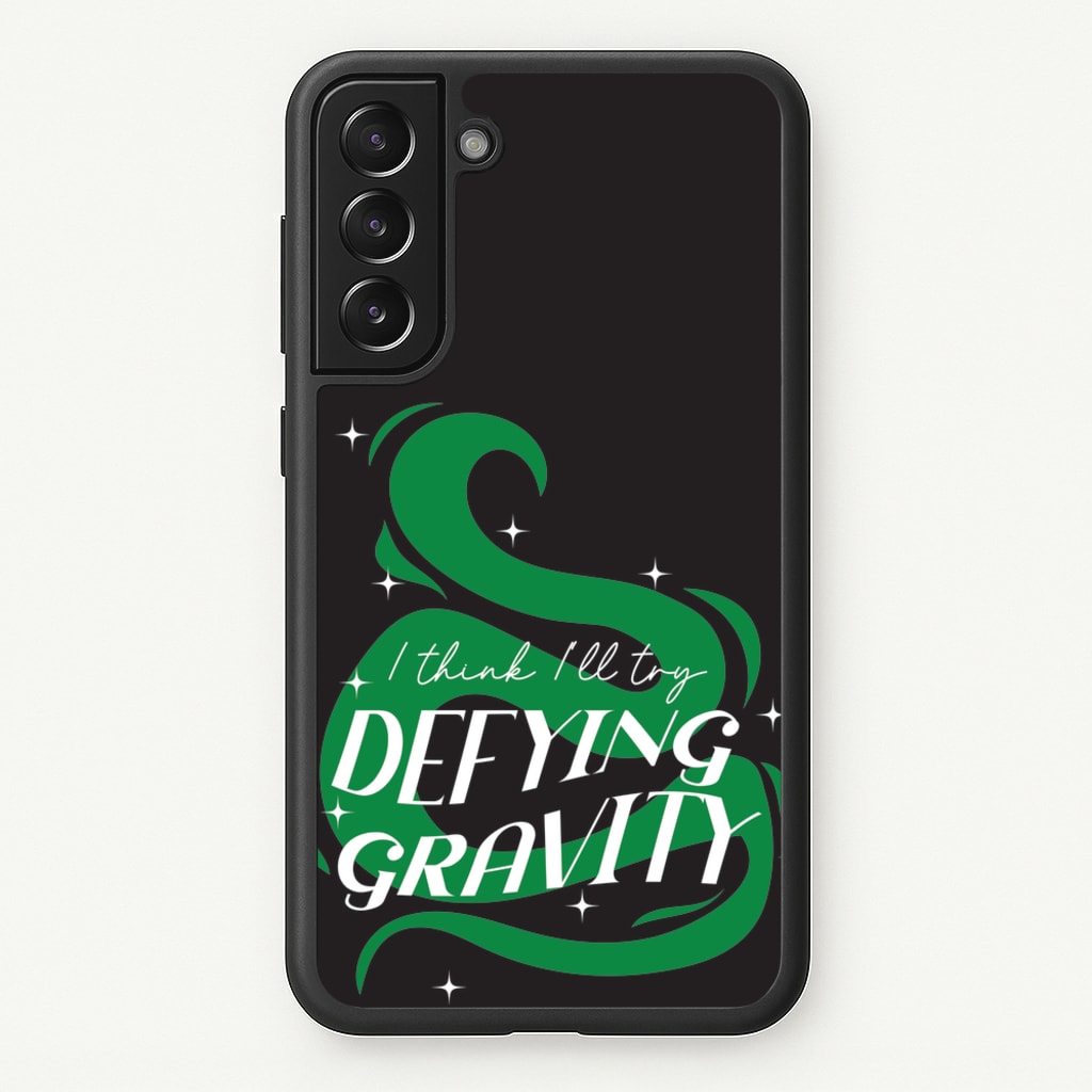 I Think I'll Try Defying Gravity - Wicked Phone Case for Galaxy S21FE
