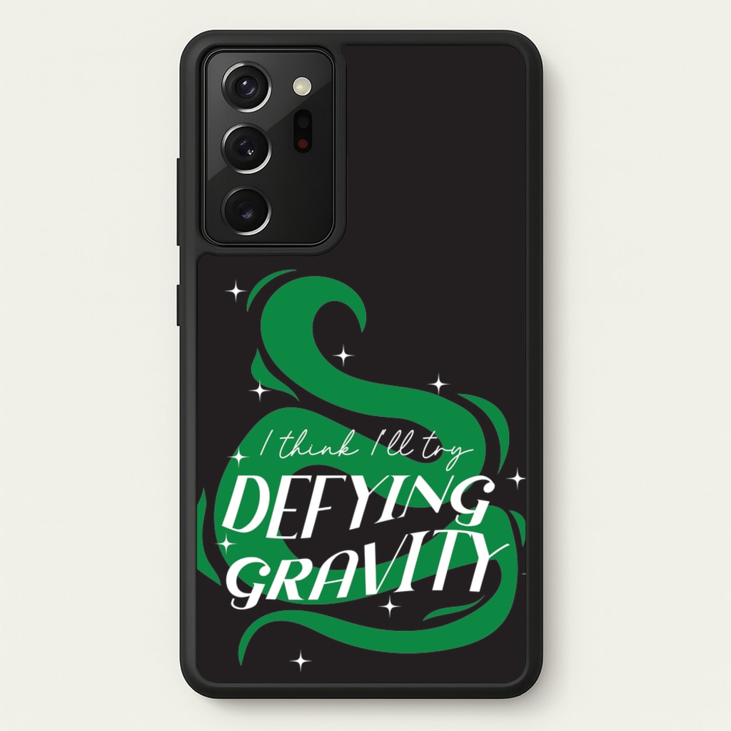 I Think I'll Try Defying Gravity - Wicked Phone Case for Galaxy Note 20 Ultra