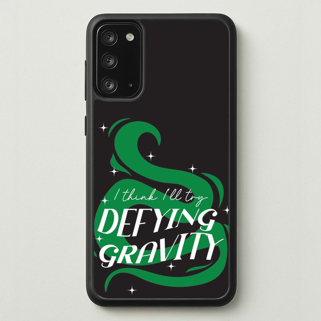 I Think I'll Try Defying Gravity - Wicked Phone Case for Galaxy Note 20