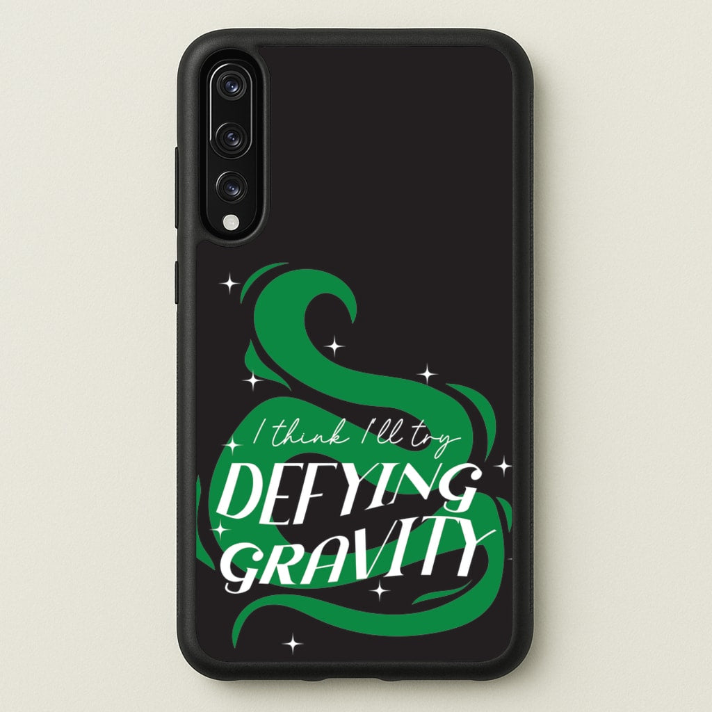 I Think I'll Try Defying Gravity - Wicked Phone Case for Huawei P20 Pro