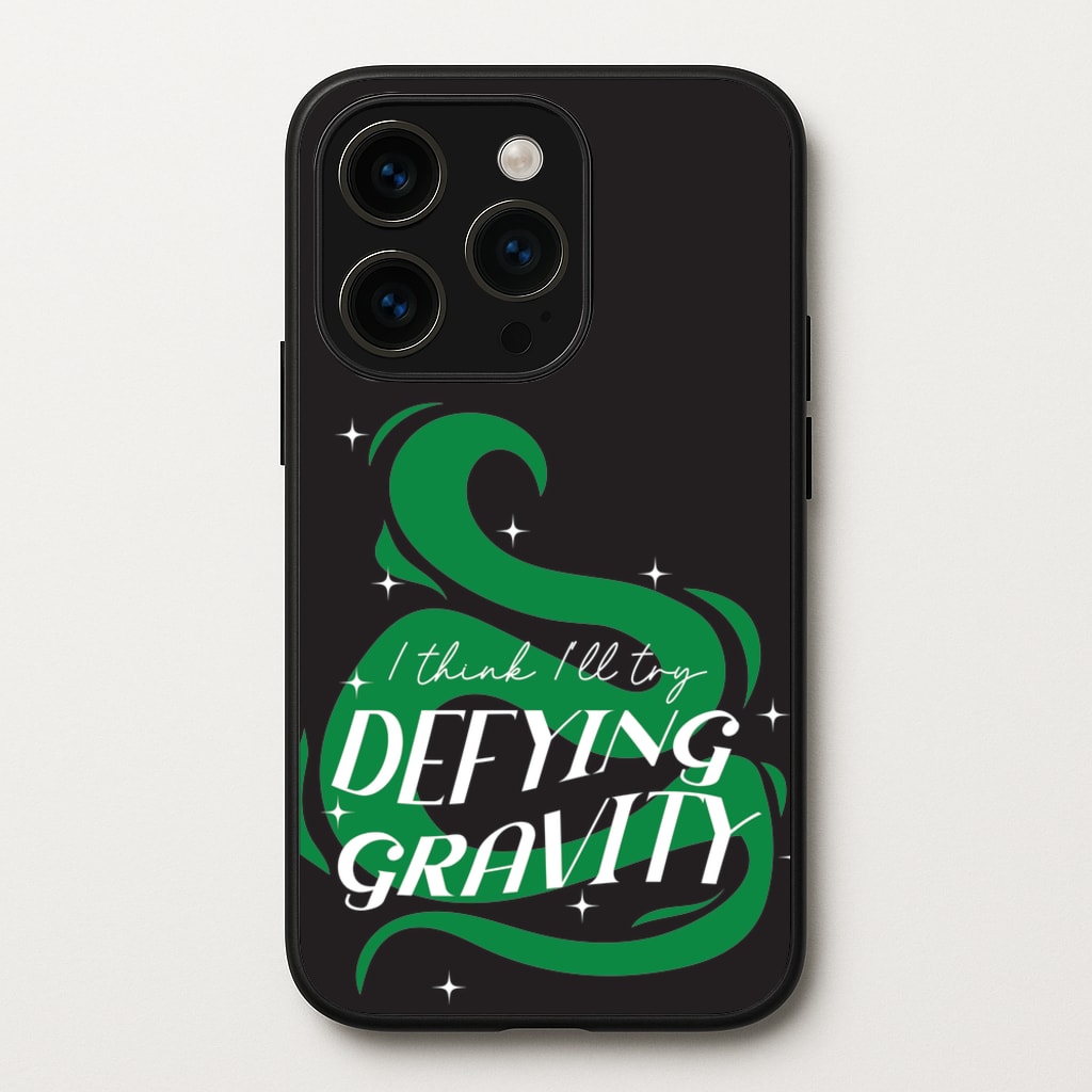 I Think I'll Try Defying Gravity - Wicked Phone Case for iPhone 15 Pro Max