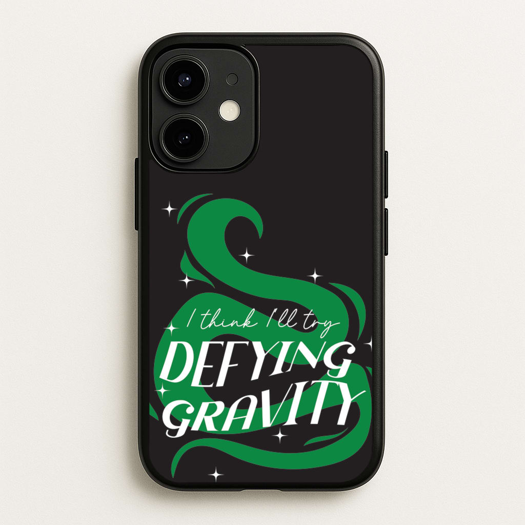 I Think I'll Try Defying Gravity - Wicked Phone Case for iPhone 12 Mini