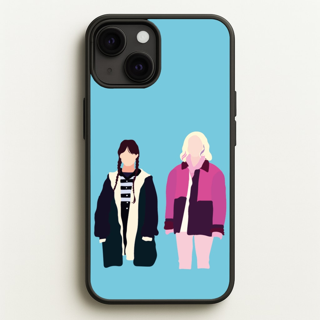 Sinclair And Wednesday - Wednesday Phone Case for iPhone 13