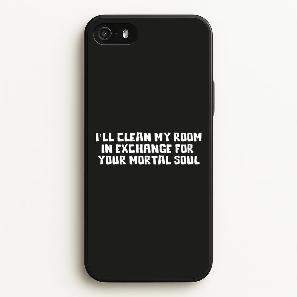 I'll Clean My Room In Exchange Wednesday - Wednesday Phone Case for iPhone 5 / 5s / SE 2016