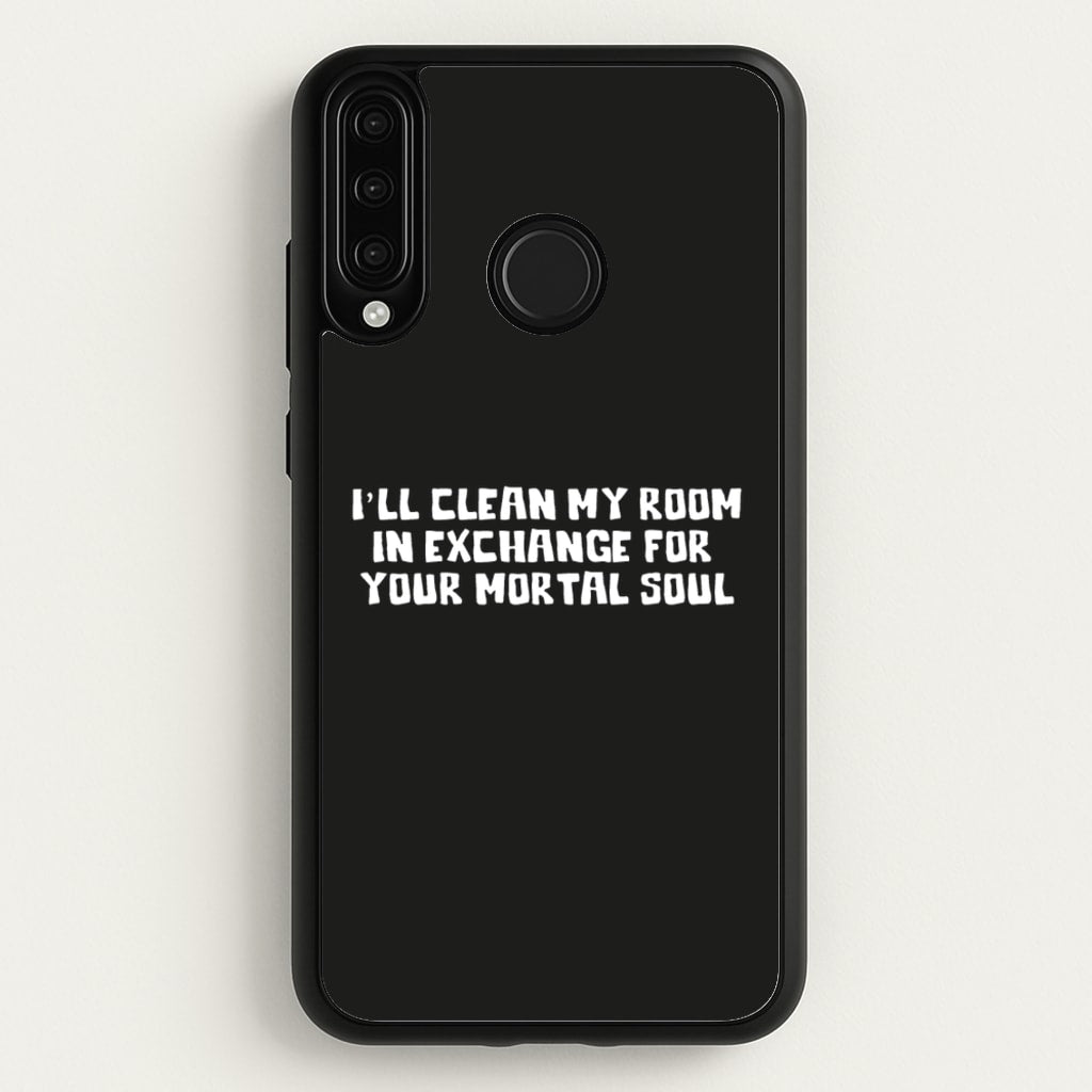 I'll Clean My Room In Exchange Wednesday - Wednesday Phone Case for Huawei P30 Lite