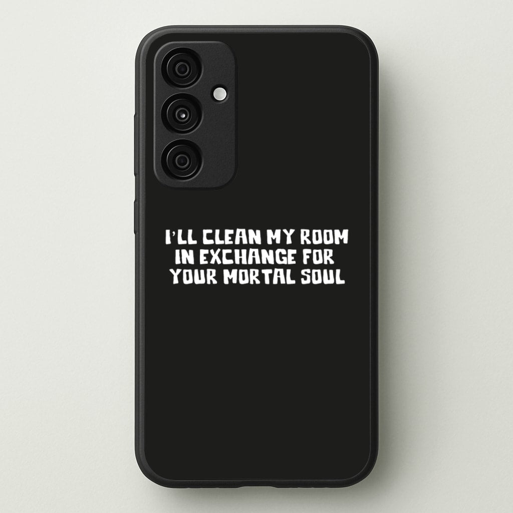 I'll Clean My Room In Exchange Wednesday - Wednesday Phone Case for Galaxy A35