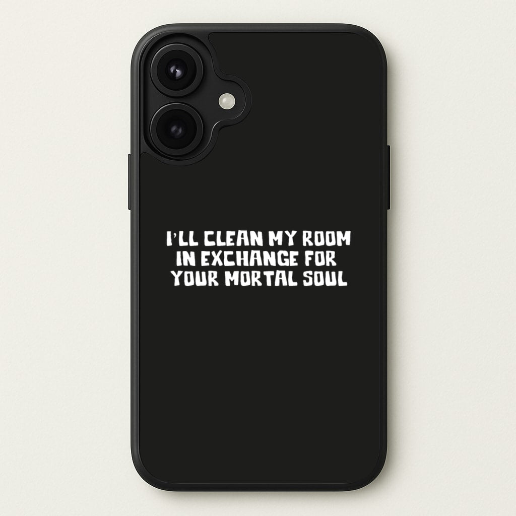 I'll Clean My Room In Exchange Wednesday Phone Case for iPhone 17