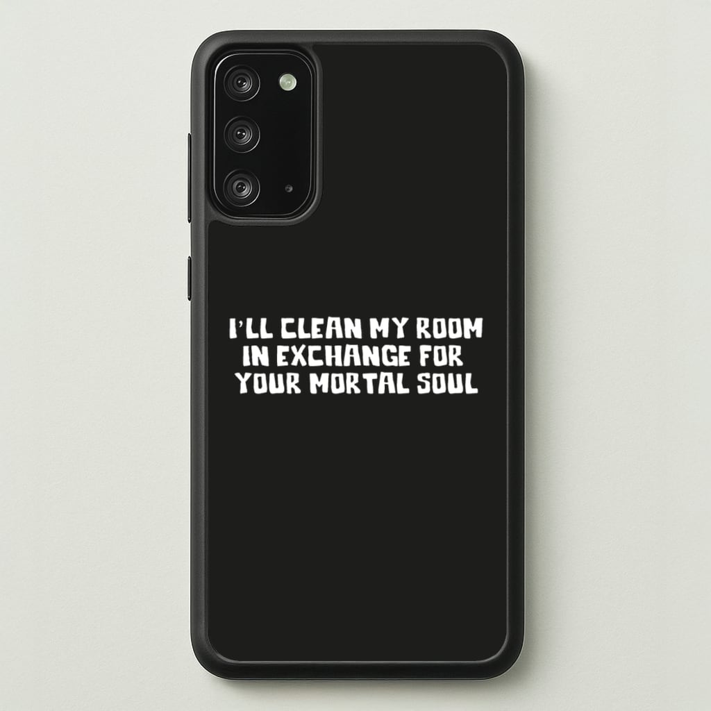 I'll Clean My Room In Exchange Wednesday - Wednesday Phone Case for Galaxy Note 20