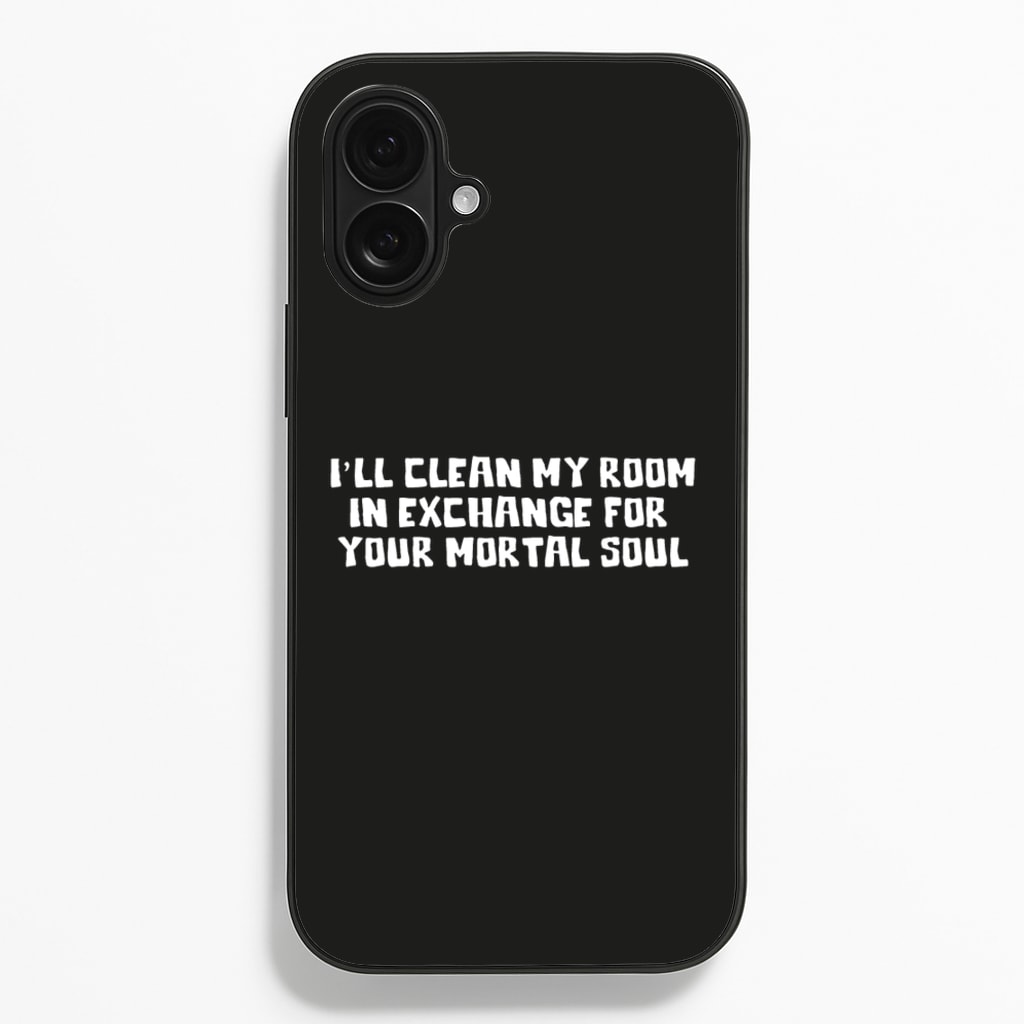 I'll Clean My Room In Exchange Wednesday - Wednesday Phone Case for iPhone 16 Plus