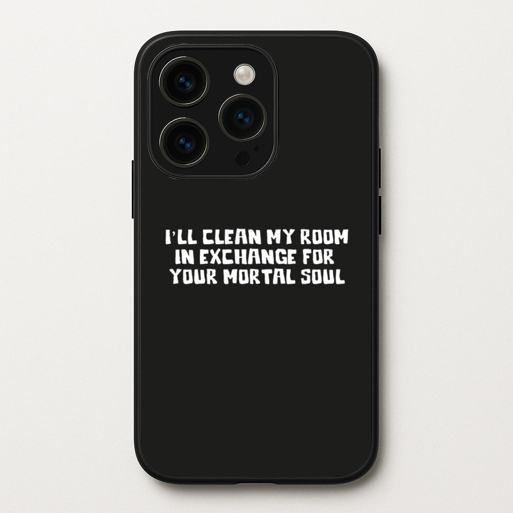 I'll Clean My Room In Exchange Wednesday - Wednesday Phone Case for iPhone 14 Pro