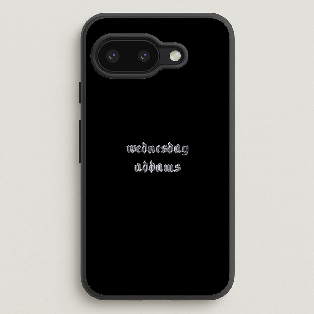 Wednesday Typogrophy - Wednesday Phone Case for Google Pixel 9a
