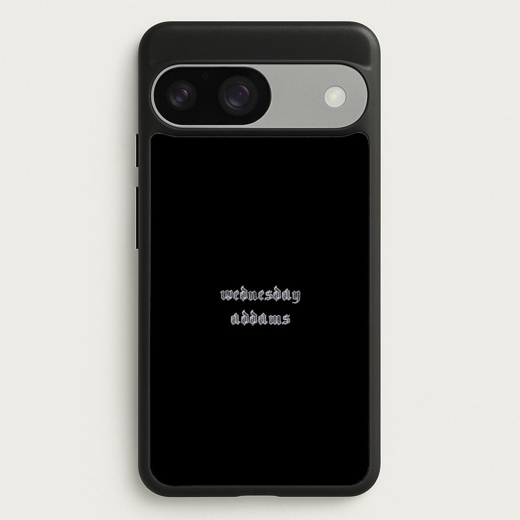 Wednesday Typogrophy - Wednesday Phone Case for Google Pixel 9 / 9 Pro