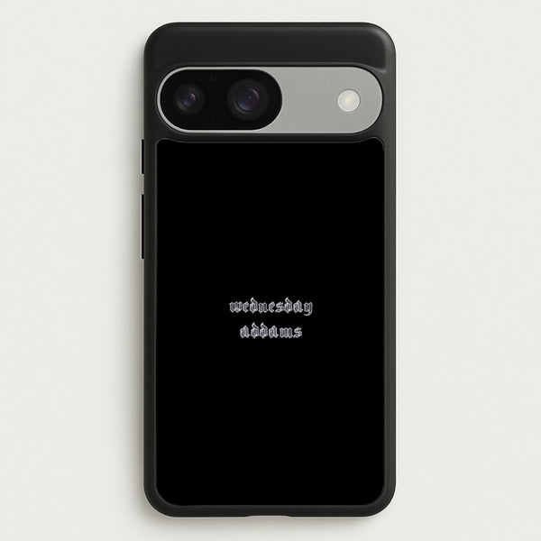 Wednesday Typogrophy - Wednesday Phone Case for Google Pixel 9 / 9 Pro