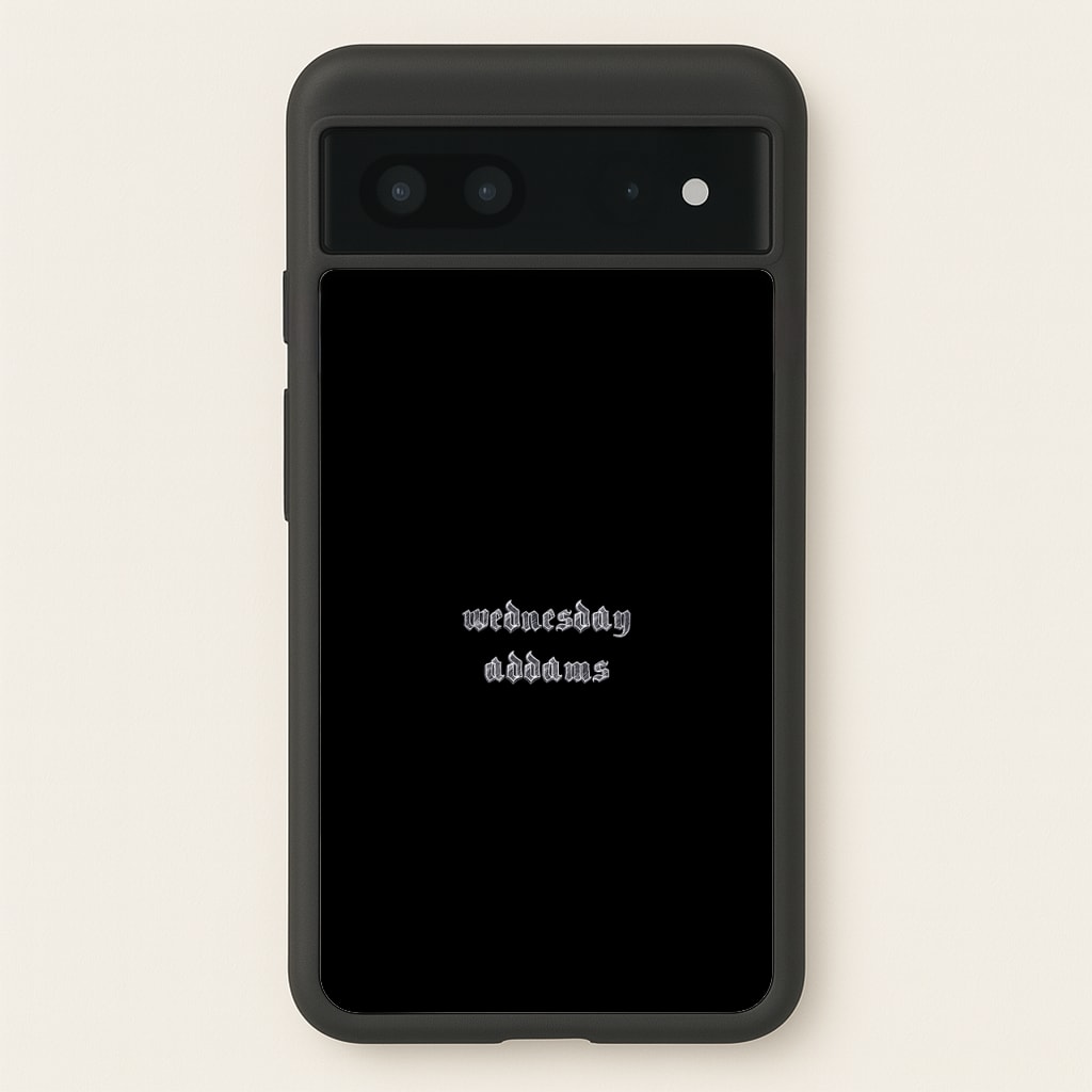 Wednesday Typogrophy - Wednesday Phone Case for Google Pixel 7