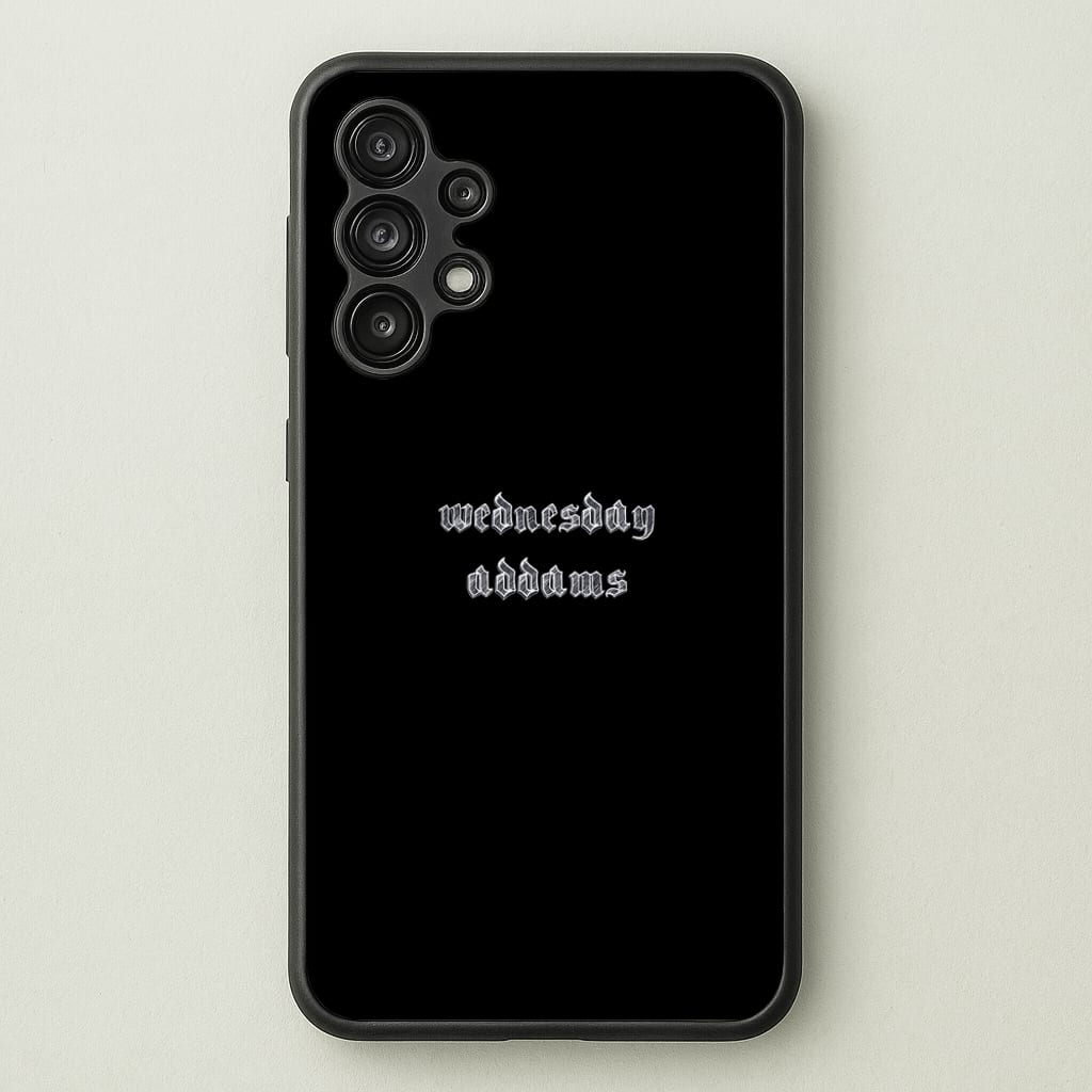 Wednesday Typogrophy - Wednesday Phone Case for Galaxy A13