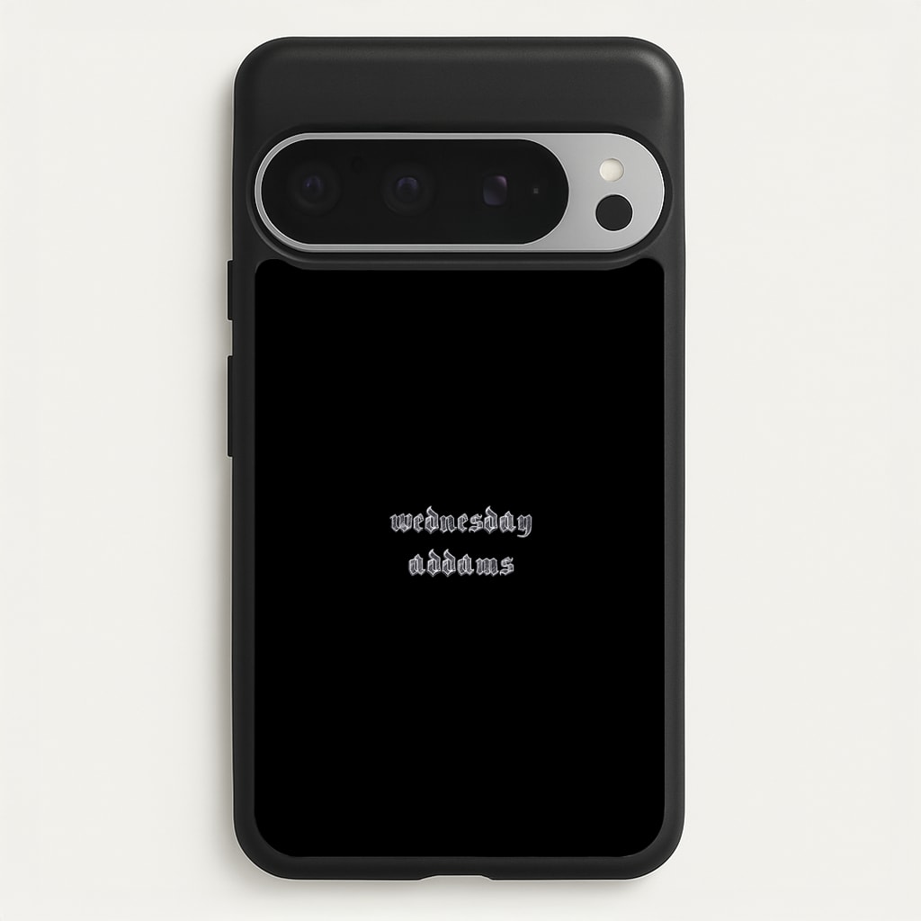 Wednesday Typogrophy - Wednesday Phone Case for Google Pixel 9 Pro XL