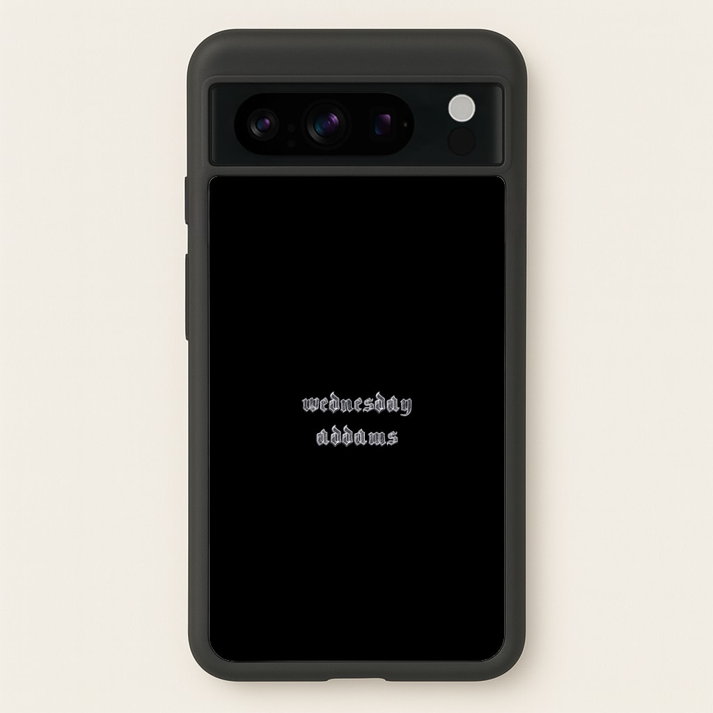 Wednesday Typogrophy - Wednesday Phone Case for Google Pixel 8 Pro