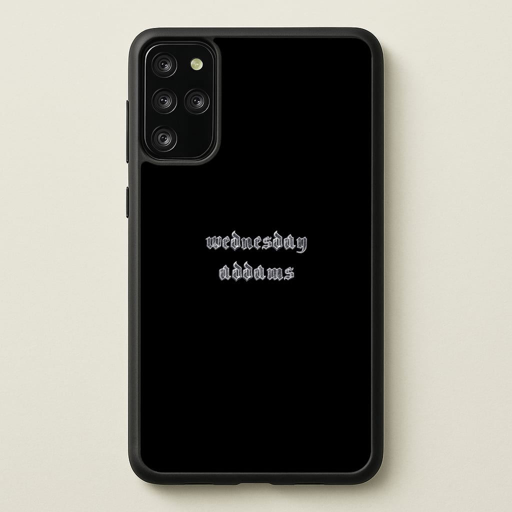 Wednesday Typogrophy - Wednesday Phone Case for Galaxy S20 Plus
