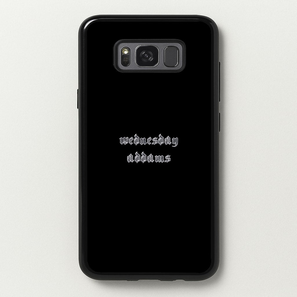 Wednesday Typogrophy - Wednesday Phone Case for Galaxy S8