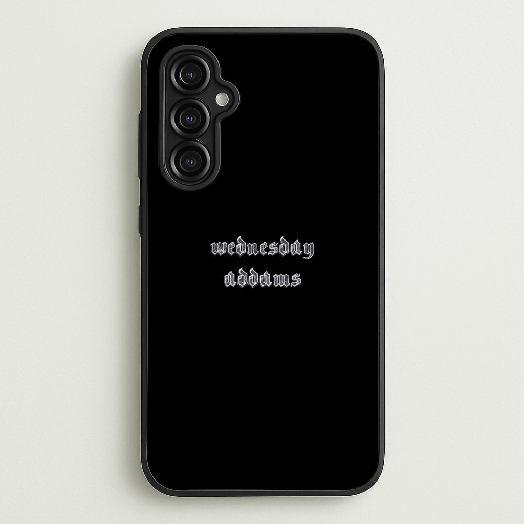 Wednesday Typogrophy - Wednesday Phone Case for Galaxy A14