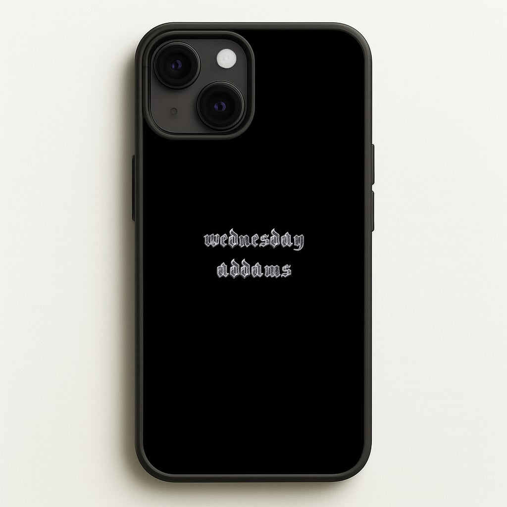 Wednesday Typogrophy - Wednesday Phone Case for iPhone 13