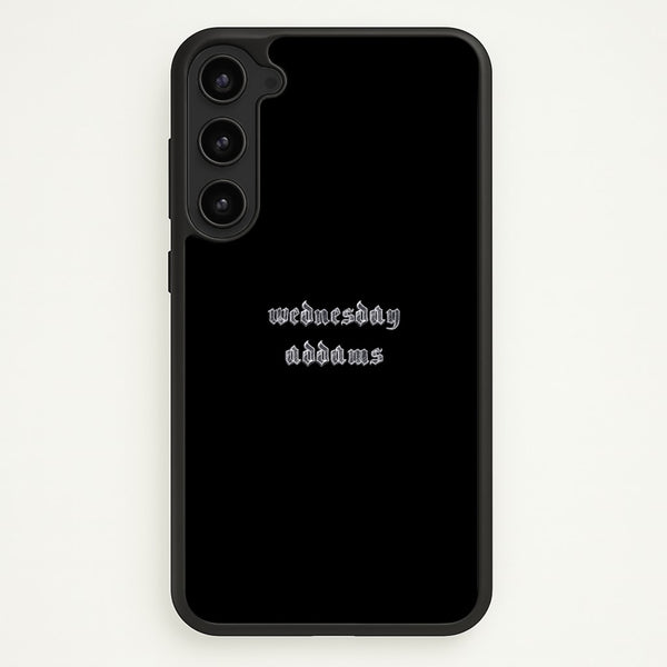 Wednesday Typogrophy - Wednesday Phone Case for Galaxy S23 Plus