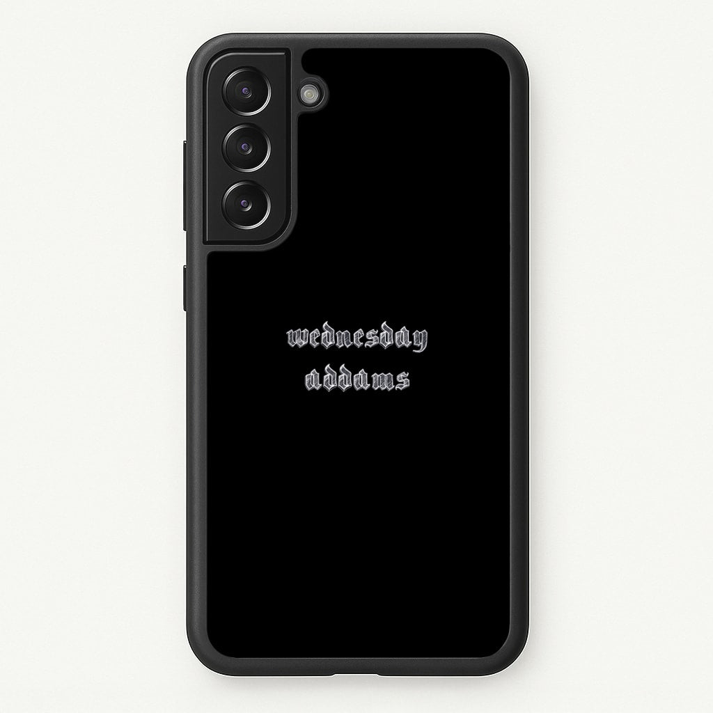 Wednesday Typogrophy - Wednesday Phone Case for Galaxy S22 Plus