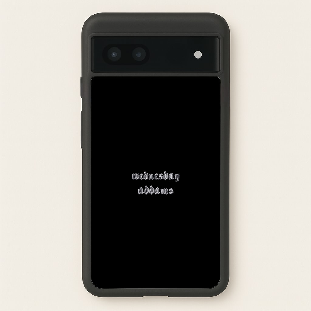 Wednesday Typogrophy - Wednesday Phone Case for Google Pixel 6a