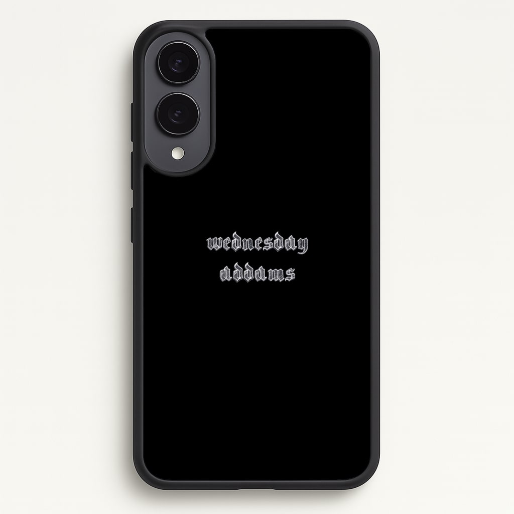 Wednesday Typogrophy - Wednesday Phone Case for Galaxy S25 Edge