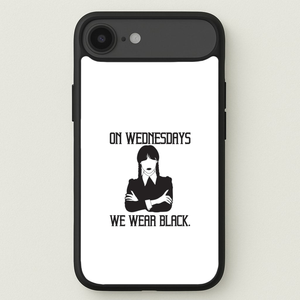 On Wednesdays We Wear Black Phone Case for iPhone 17 Air