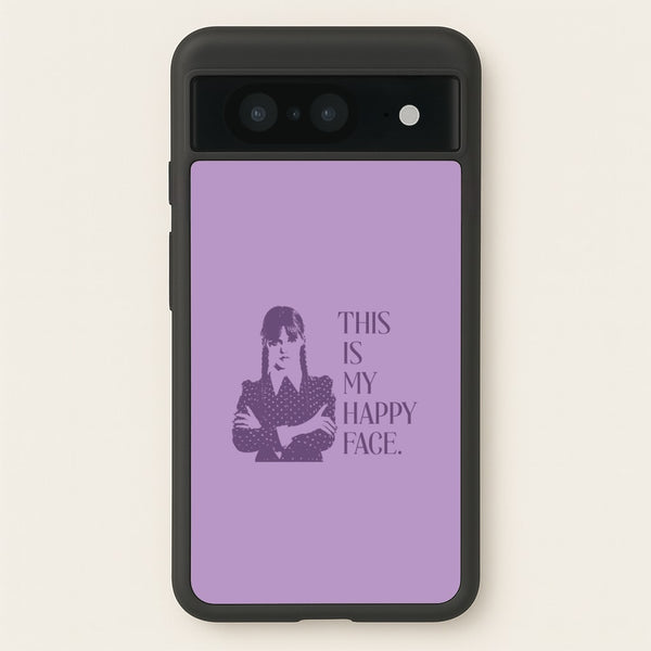 This Is My Happy Face - Wednesday Phone Case for Google Pixel 8