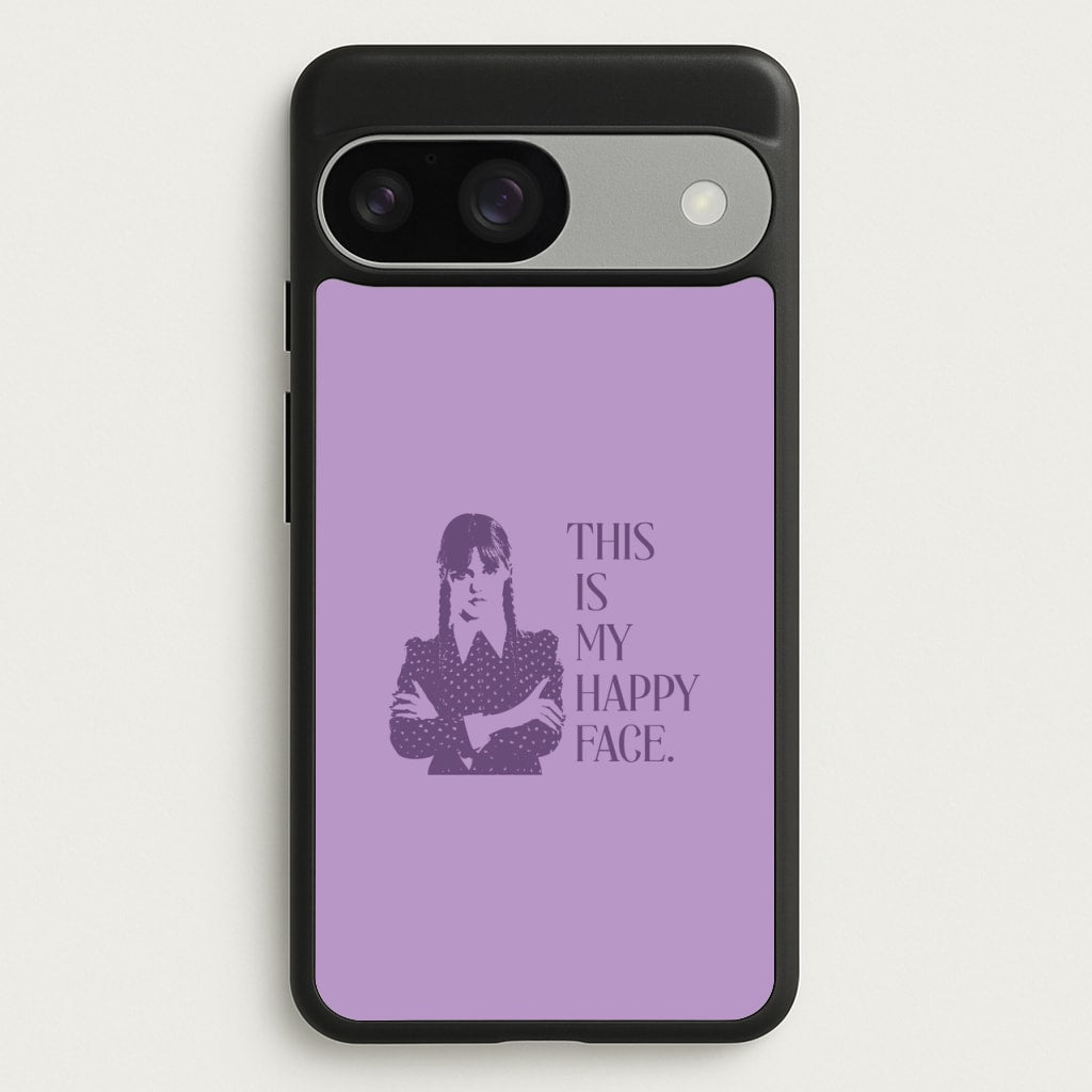 This Is My Happy Face - Wednesday Phone Case for Google Pixel 9 / 9 Pro