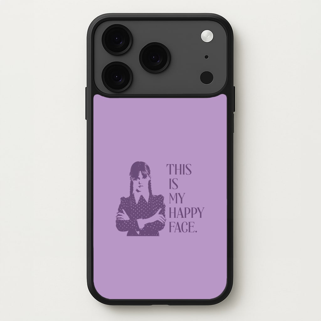 This Is My Happy Face Phone Case for iPhone 17 Pro Max