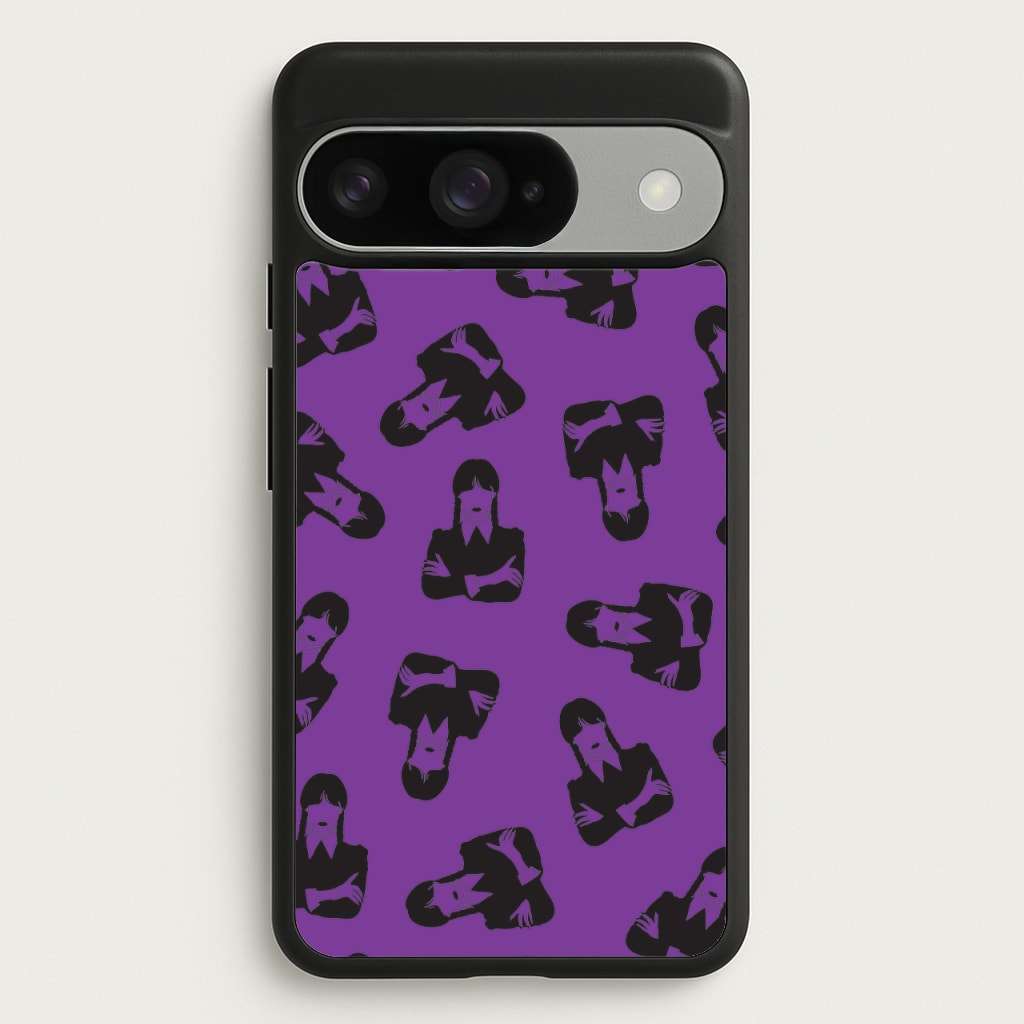 Addams Pattern Phone Case for Google Pixel 10 / 10 Pro